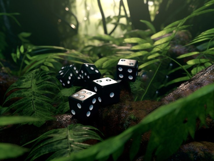 Tampilan meja Free Bet Blackjack dengan kartu dealer dan pemain